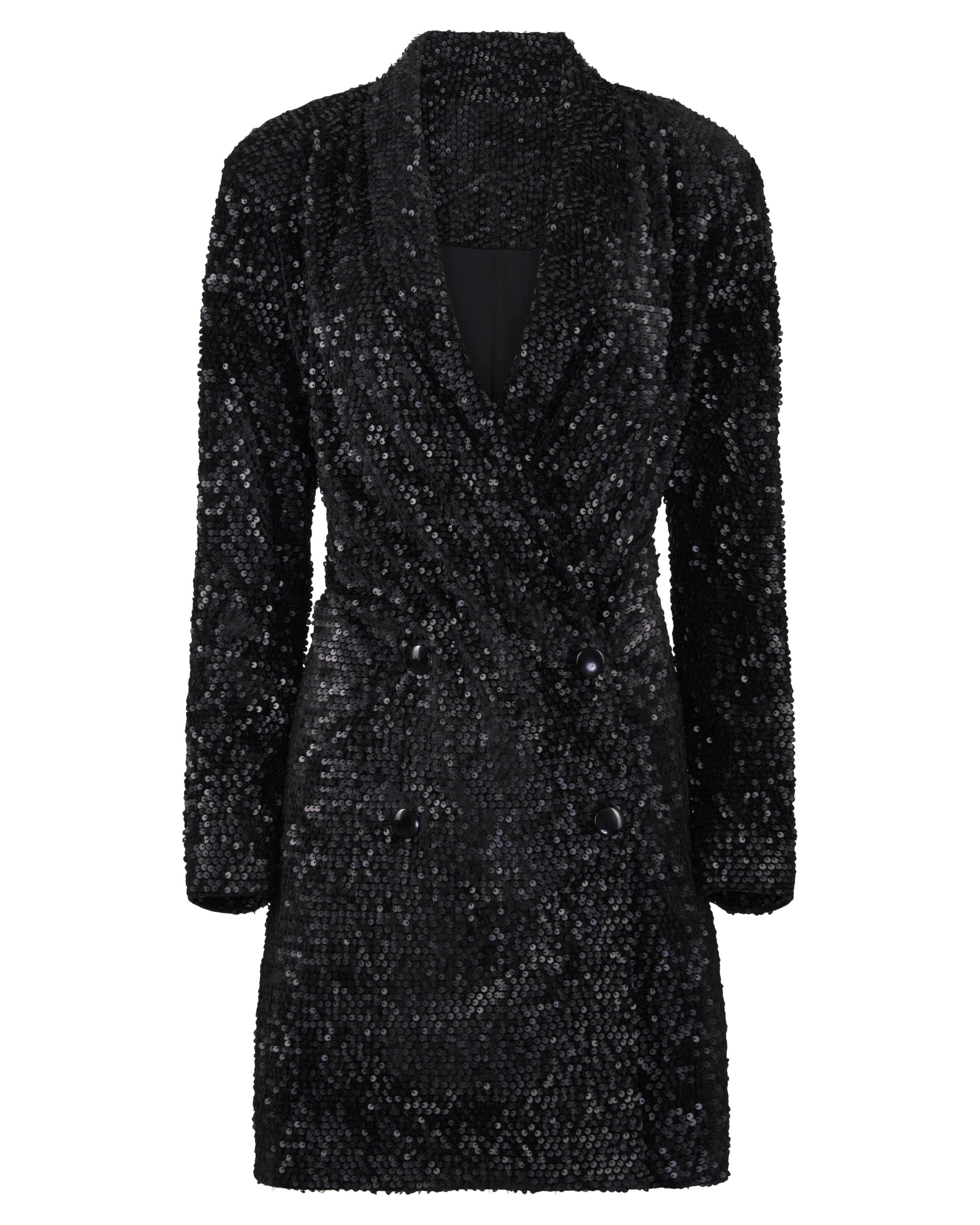 Sequin Blazer Dress M