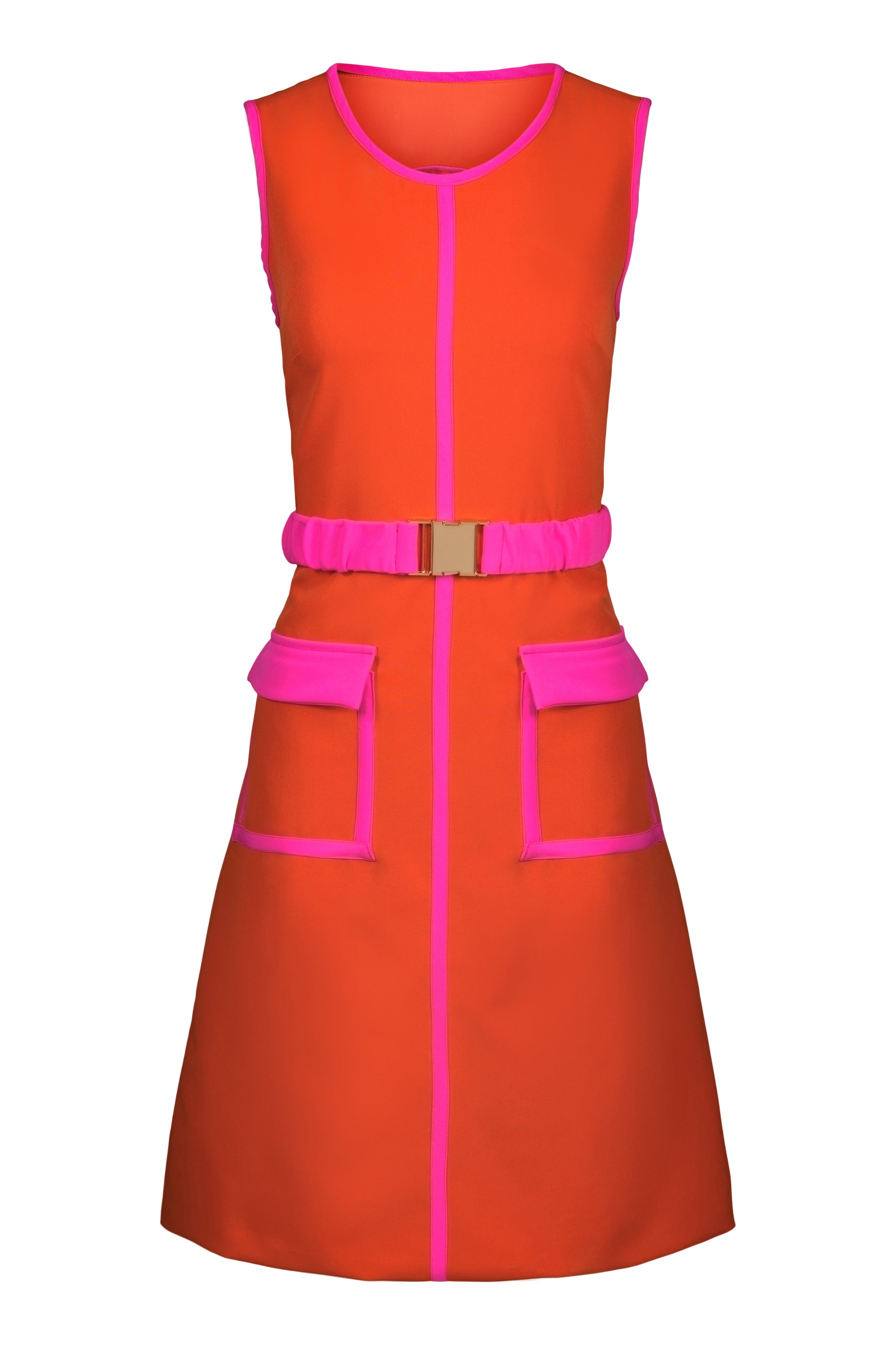 Barbie® Belted A-Line Dress