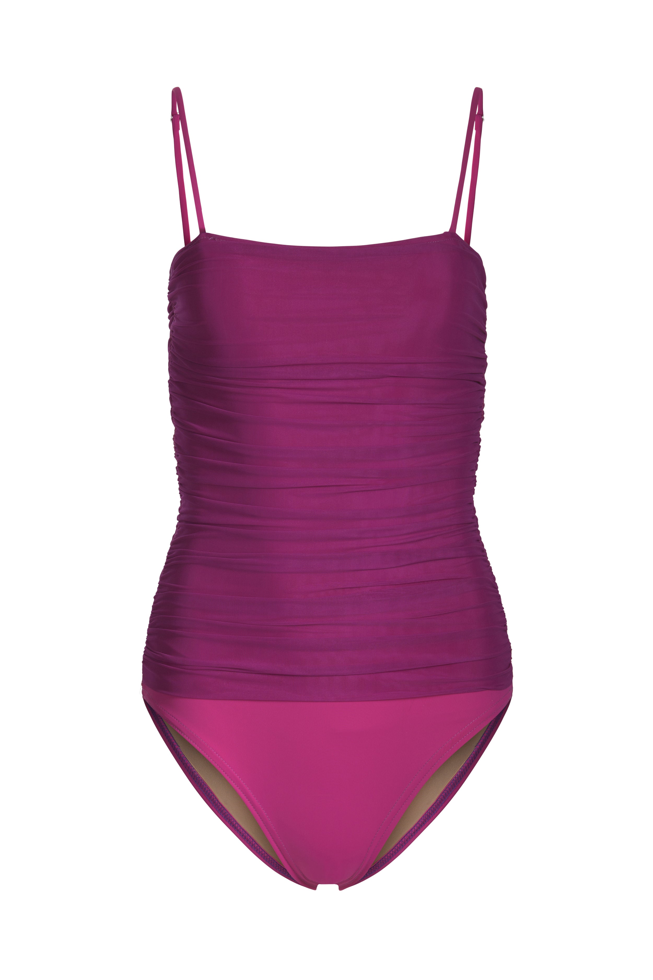 Purple Mesh Swim Fabric