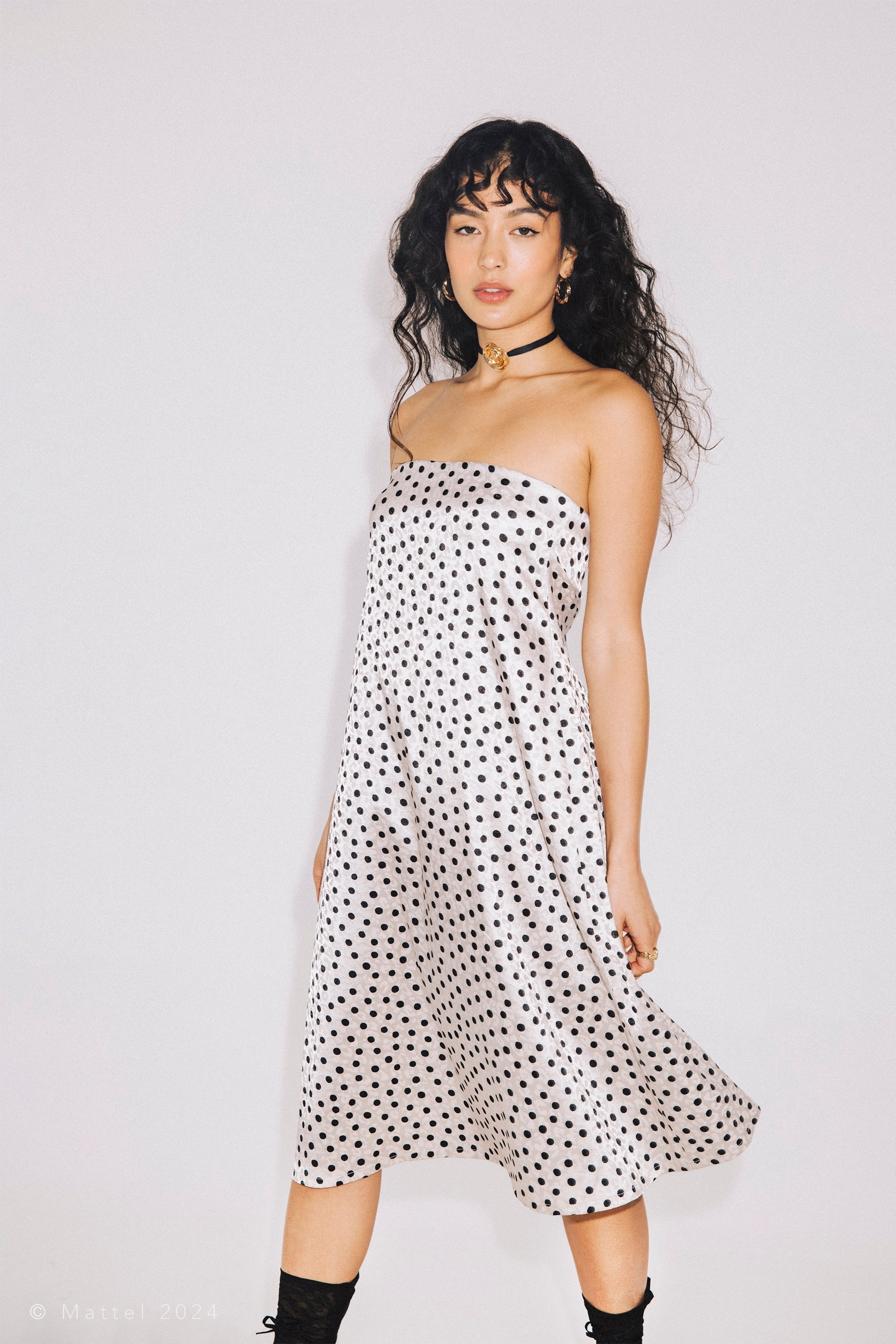 Gingham slip dress best sale