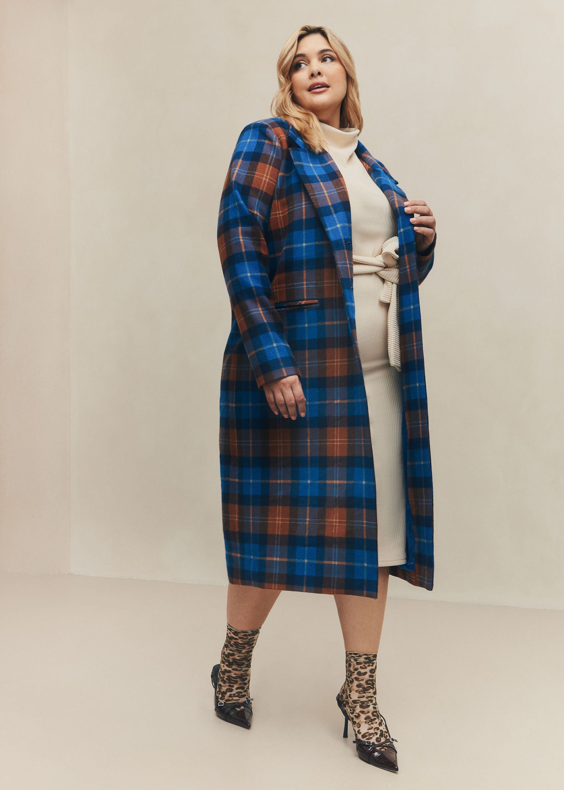 Plaid Overcoat