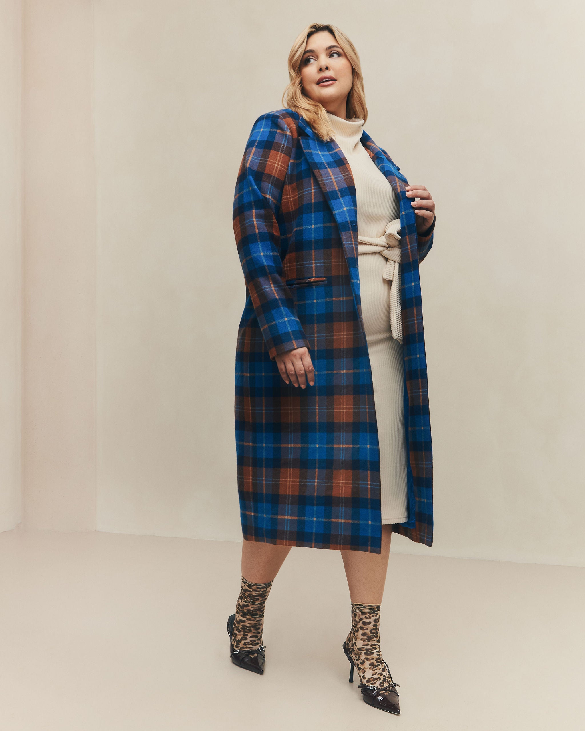 Plaid Overcoat